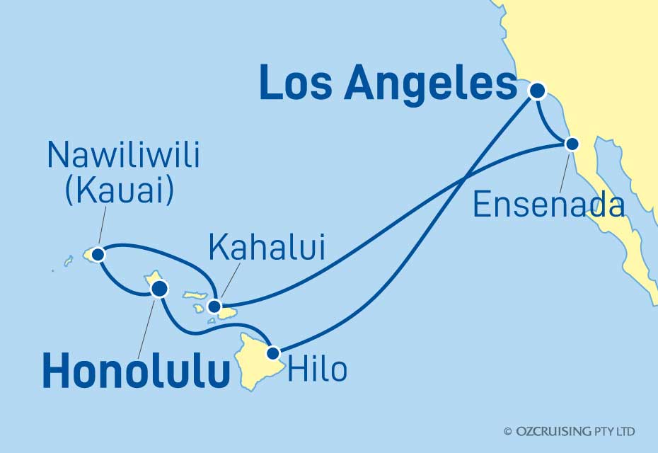 Hawaii and Mexico Itinerary Photo