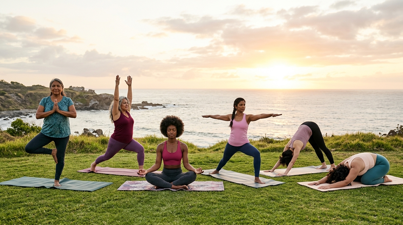 El Salvador retreat, yoga by the coast